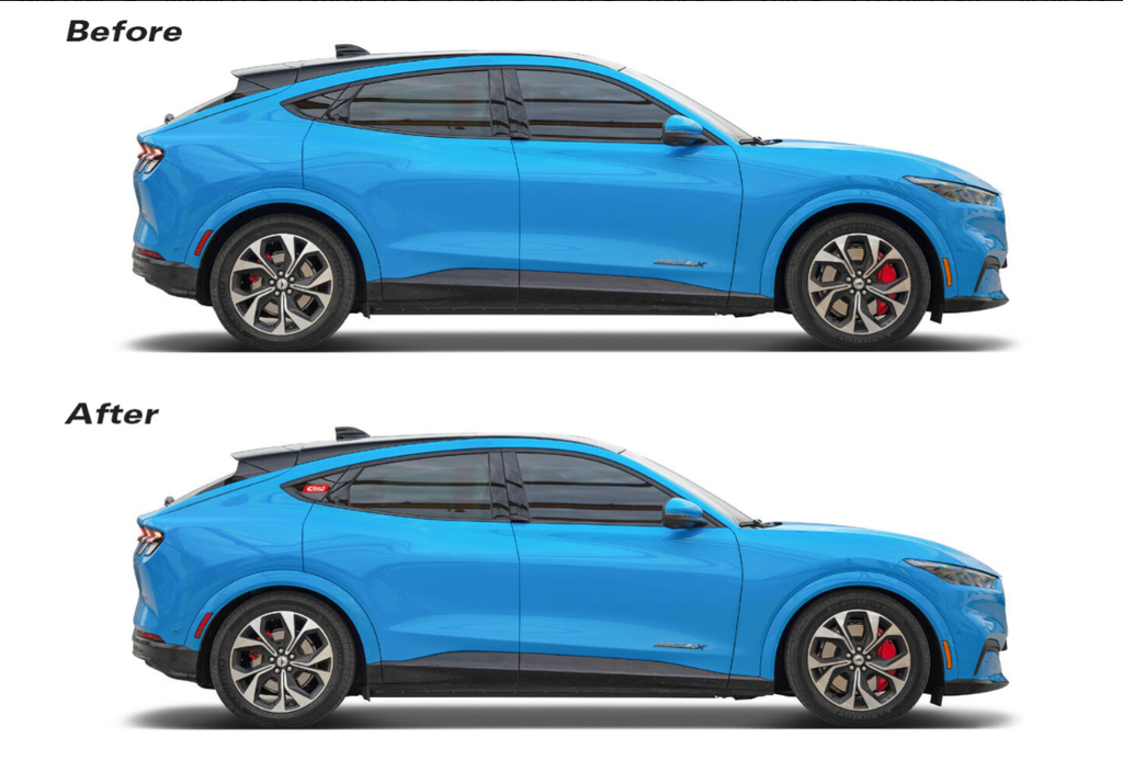 Mustang Mach-E RWD, Extended Range, Eibach Performance Lowering Springs, 2021-2023