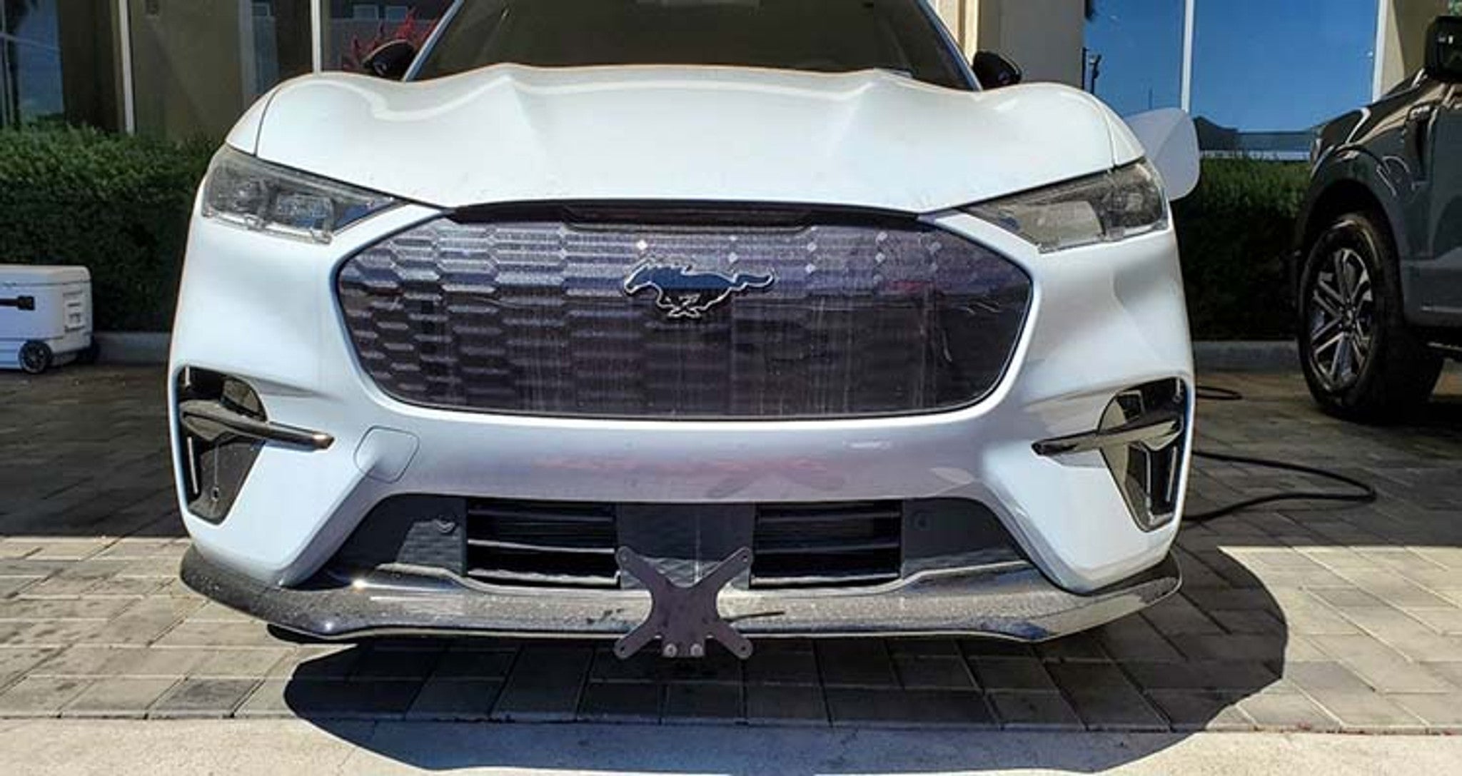 Mustang Mach-E GT Quick-Release Front License Plate Bracket, 2021-2025