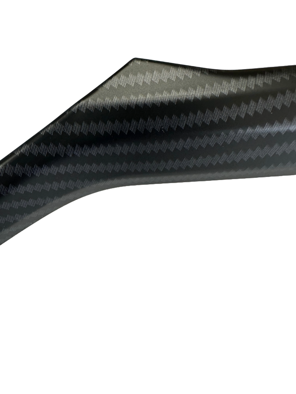 Tesla Model S, X Steering Wheel Trim Cover, ABS, Black Matte Carbon Fiber, 2012-2020