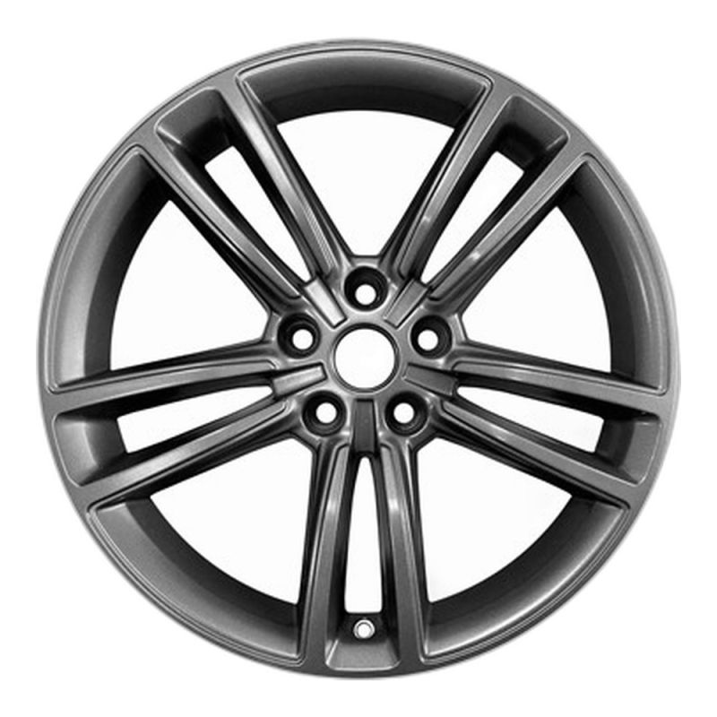 Tesla Model S 19" x 8" factory OEM 5 Double-Spoke Wheel, Remanufactured, 2012-2015