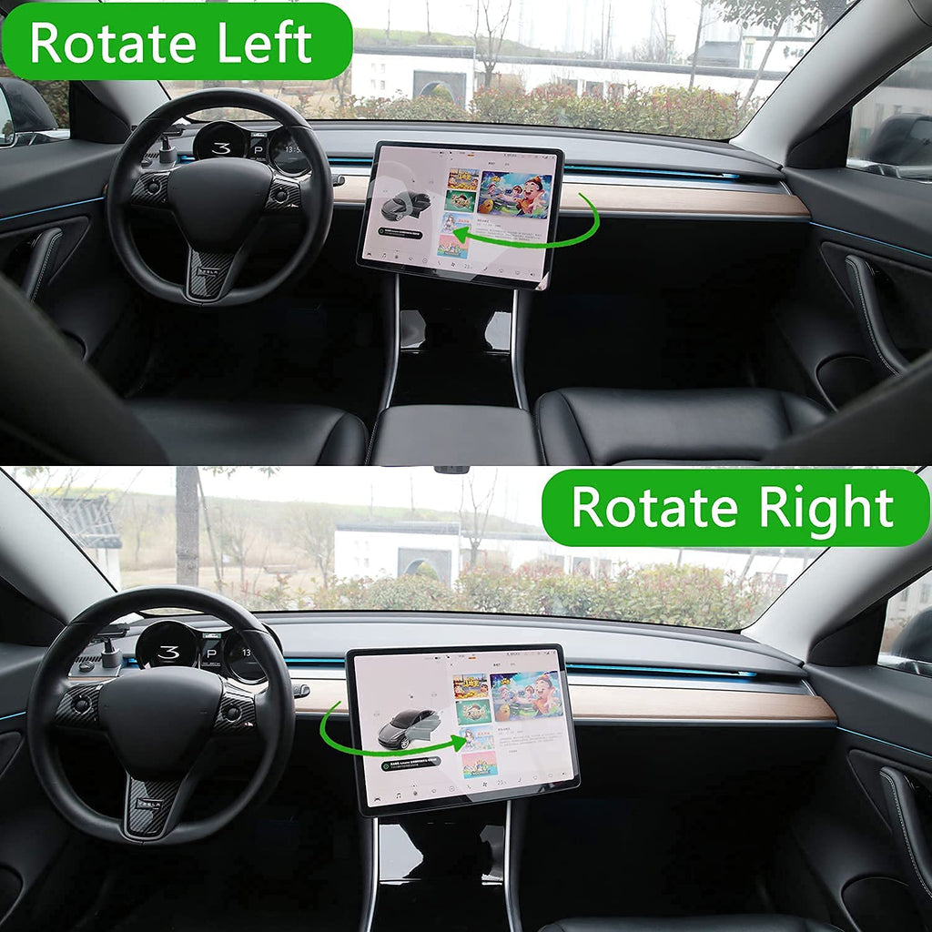 Tesla Model 3, Y Swiveling Screen Mount Kit , Upgraded New Version, Original Gray Color, 2017-2021