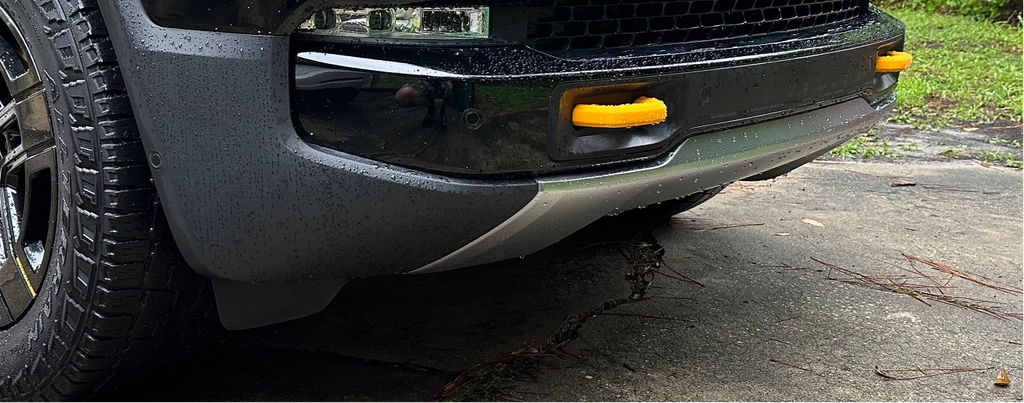 Yellow Silicone Tow Hook Covers for Rivian R1T, R1S