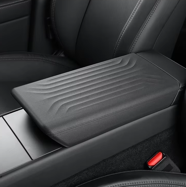 Tesla Model Y Juniper, Model 3 Highland Center Console Arm Rest TPE Cover, Black