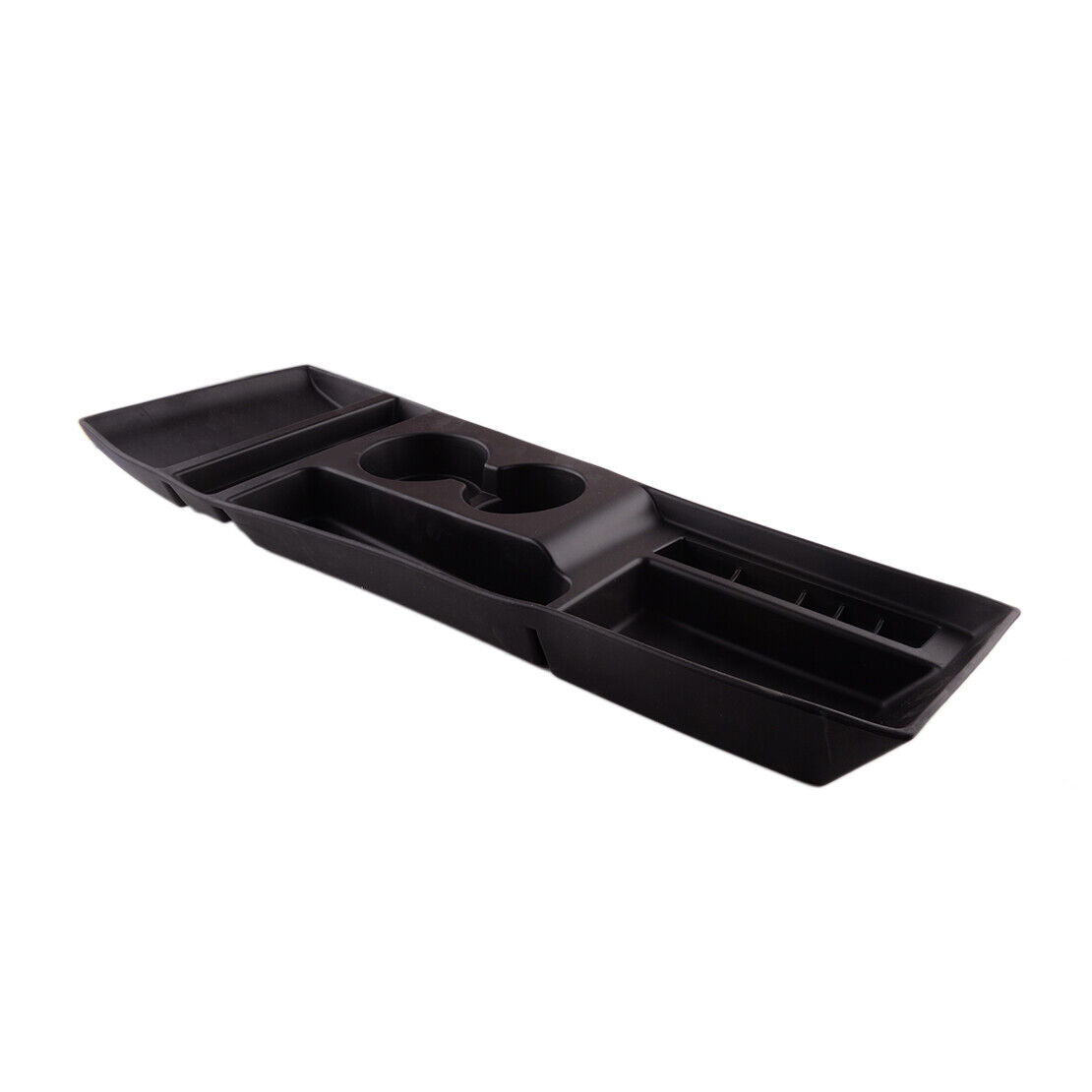 Tesla Model S Center Armrest TPE Console Storage Box, Cup Holder, 2012-2016