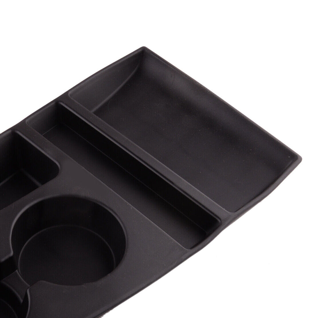Tesla Model S Center Armrest TPE Console Storage Box, Cup Holder, 2012-2016