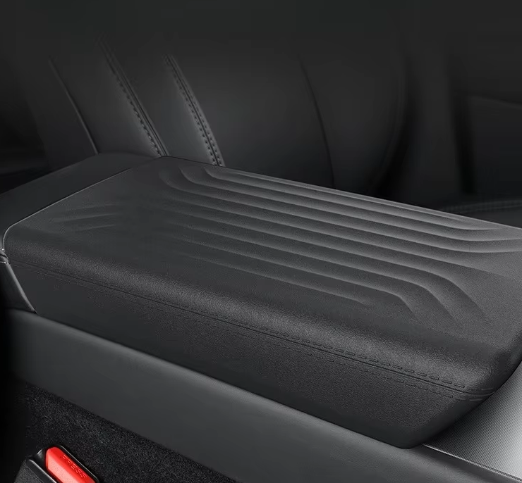 Tesla Model Y Juniper, Model 3 Highland Center Console Arm Rest TPE Cover, Black