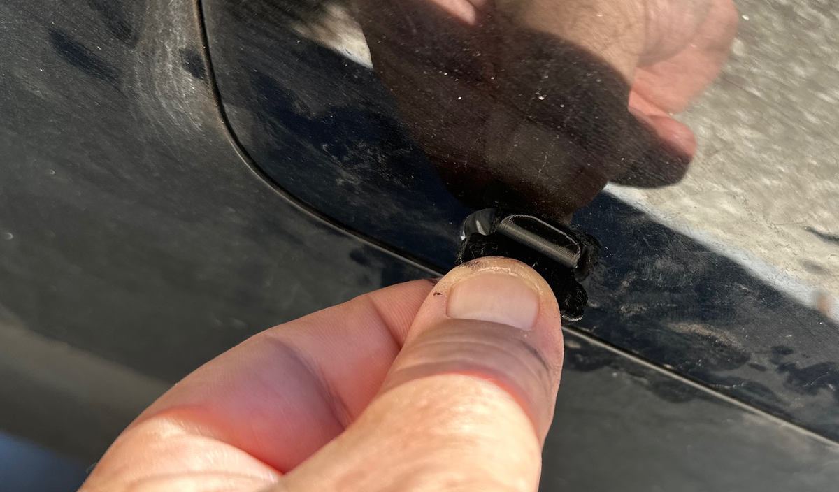 Trailer Hitch Clips, Updated Design for Rivian R1T, R1S