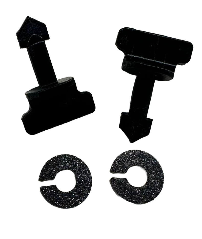 Trailer Hitch Clips, Updated Design for Rivian R1T, R1S