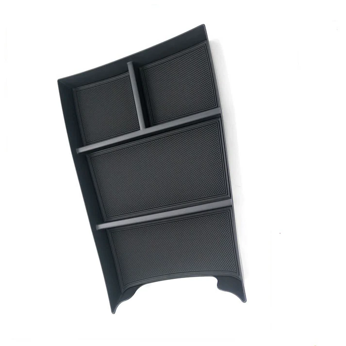 Front Lower Console Insert Storage Tray, 4 Compartment for Rivian R1T, R1S