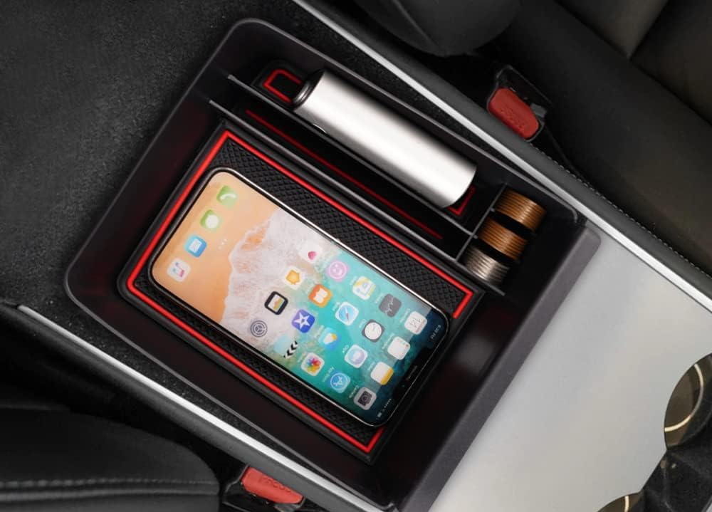 Tesla Model S, X Plaid, Long Range Center Console Storage Tray, 2021-2023
