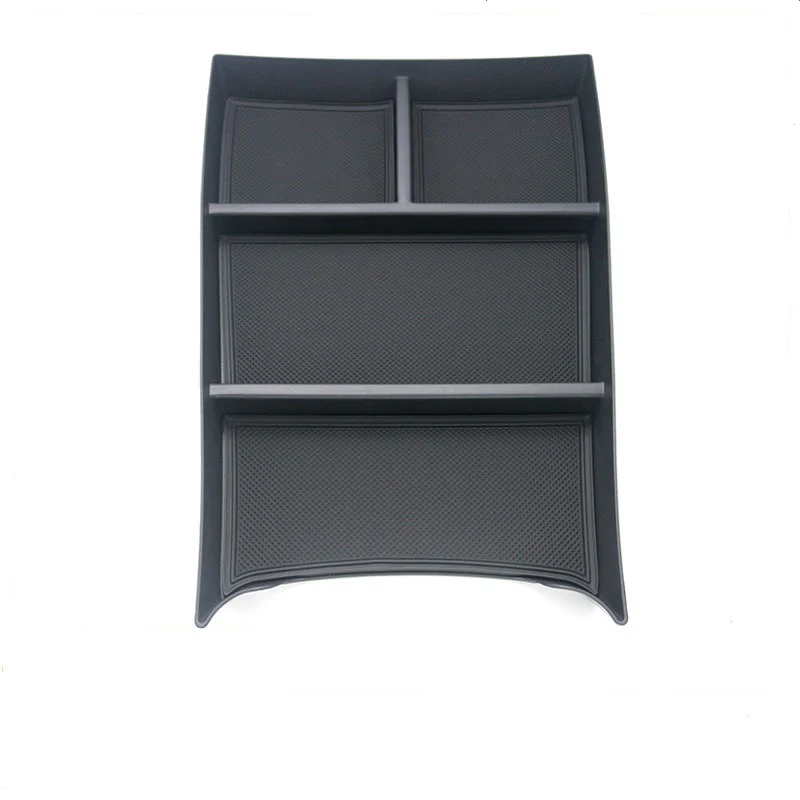 Front Lower Console Insert Storage Tray, 4 Compartment for Rivian R1T, R1S