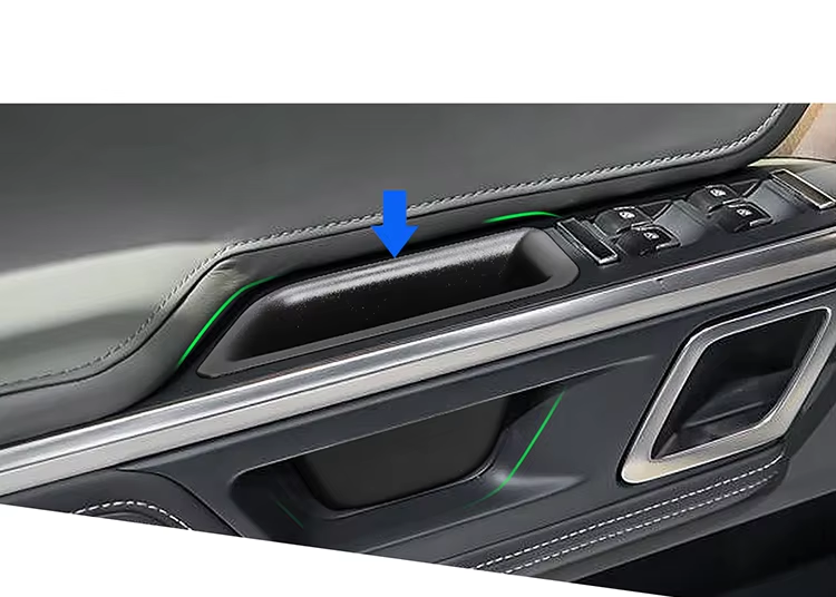 Front Door Storage Box Armrest Insert Organizers for Rivian R1T, R1S, 2022-2025