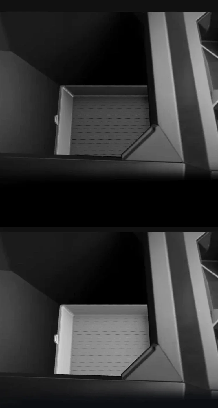 Tesla Cybertruck Armrest Center Console Silicone Mat, 2023-2025