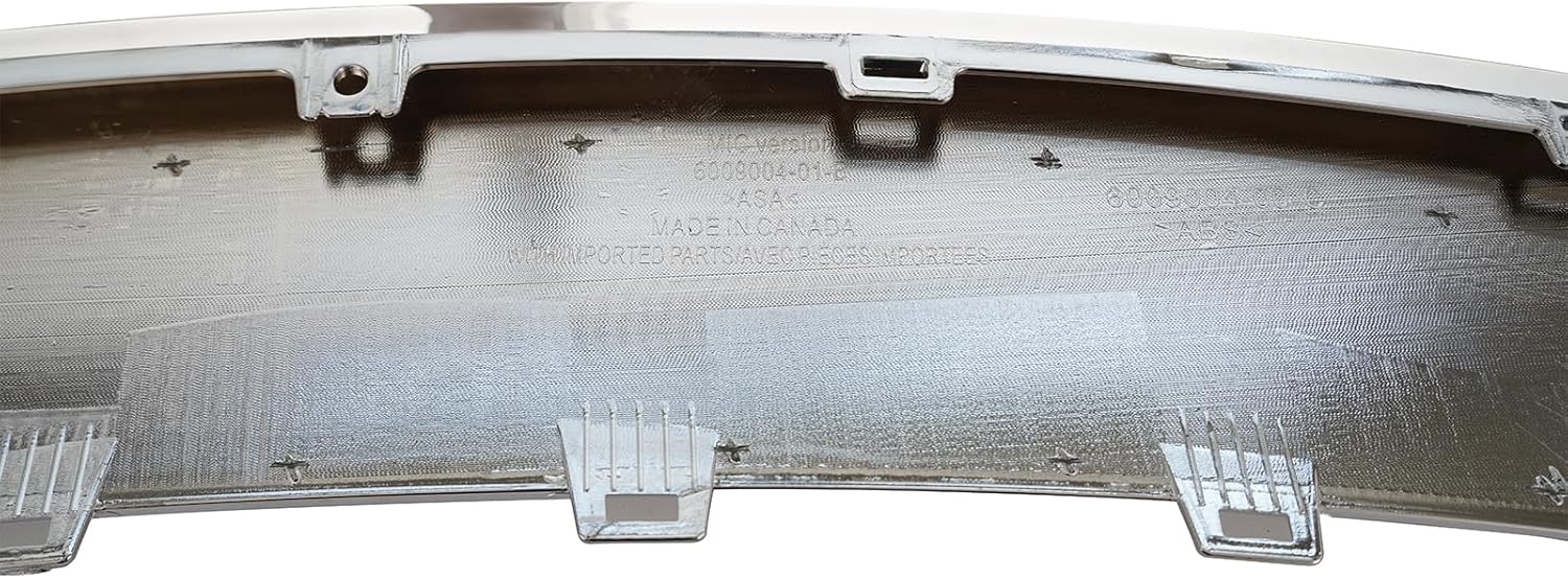 Tesla Model S Rear Bumper Lower Chrome Valance, 2012-2016