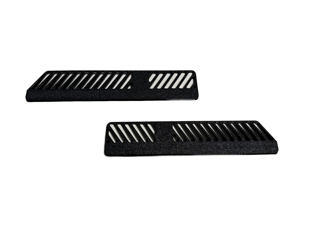 Rear Floor Air Duct Vent Outlet Grille Protection Covers, ABS, for Rivian R1T, R1S