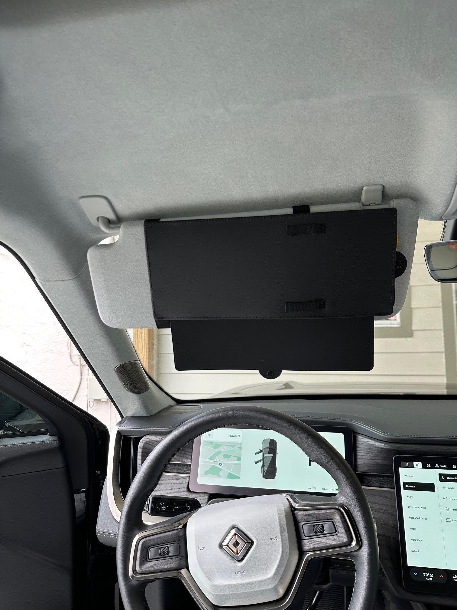 Sun Visor Extender Sunshade UV Blocker for Rivian