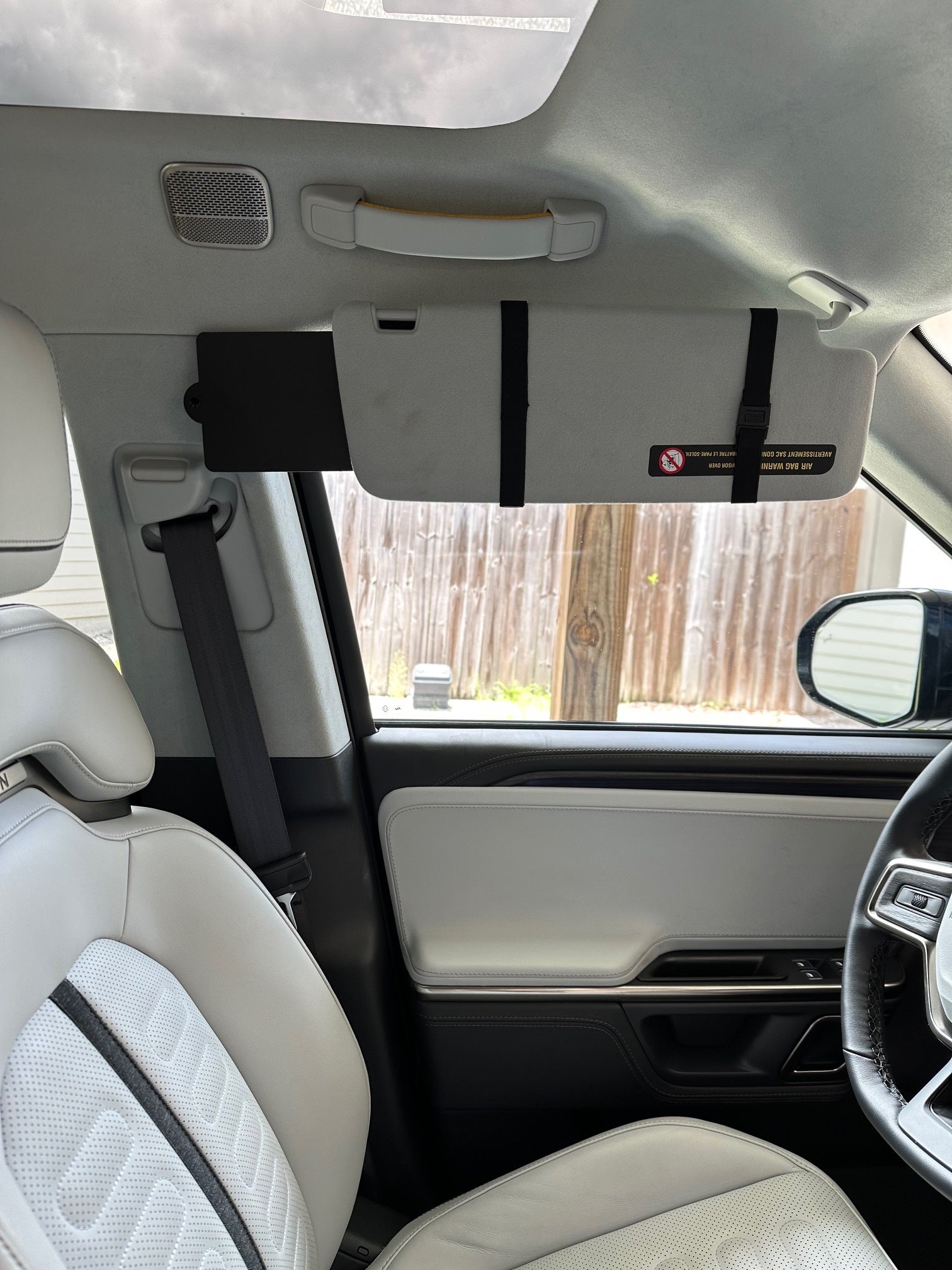 Sun Visor Extender Sunshade UV Blocker for Rivian