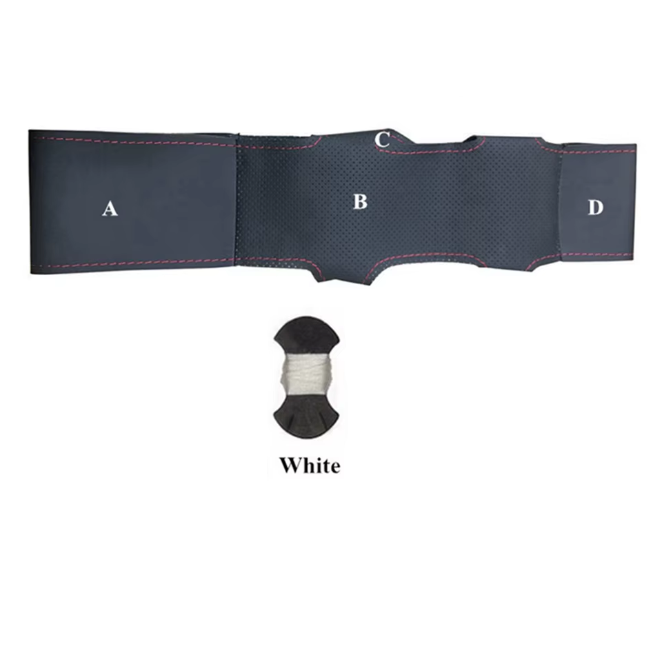 Tesla Model 3, Y Custom Microfiber Leather Steering Wheel Cover
