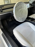 Tesla Model S, 3, X, Y Steering Wheel Sun Shade Cover