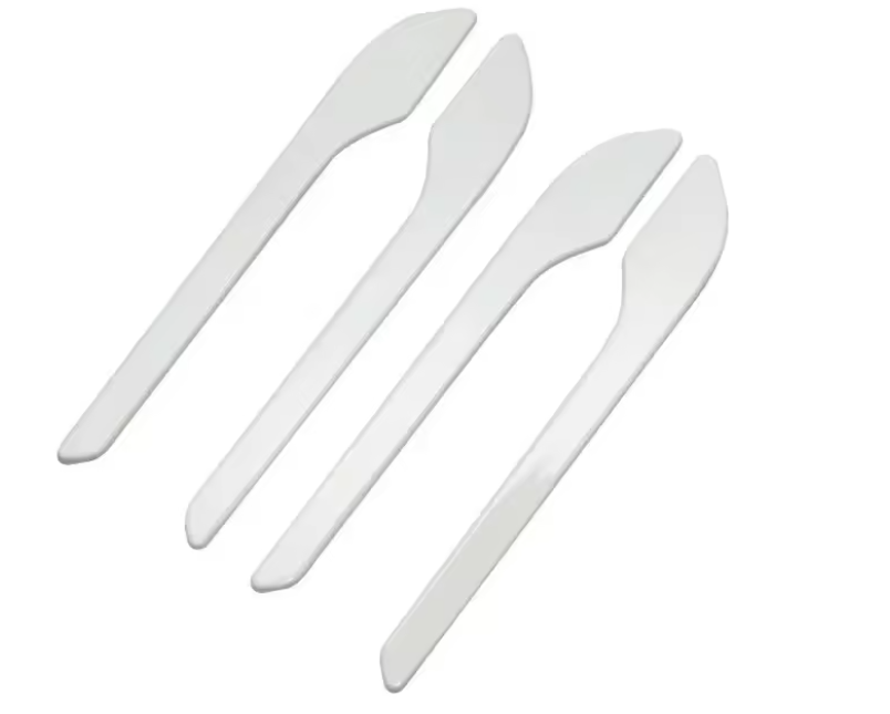 Tesla Model 3, Y, Door Handle Covers, ABS, White, 2017-2026