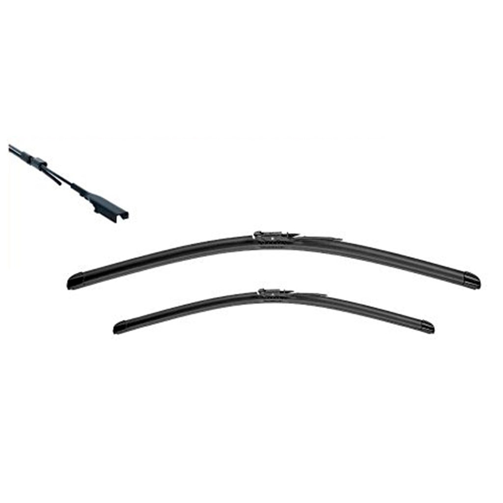 Tesla Model X Silencio Visioblade Windshield Wiper Blades, Pair, With Spray Bar, 2015-2021