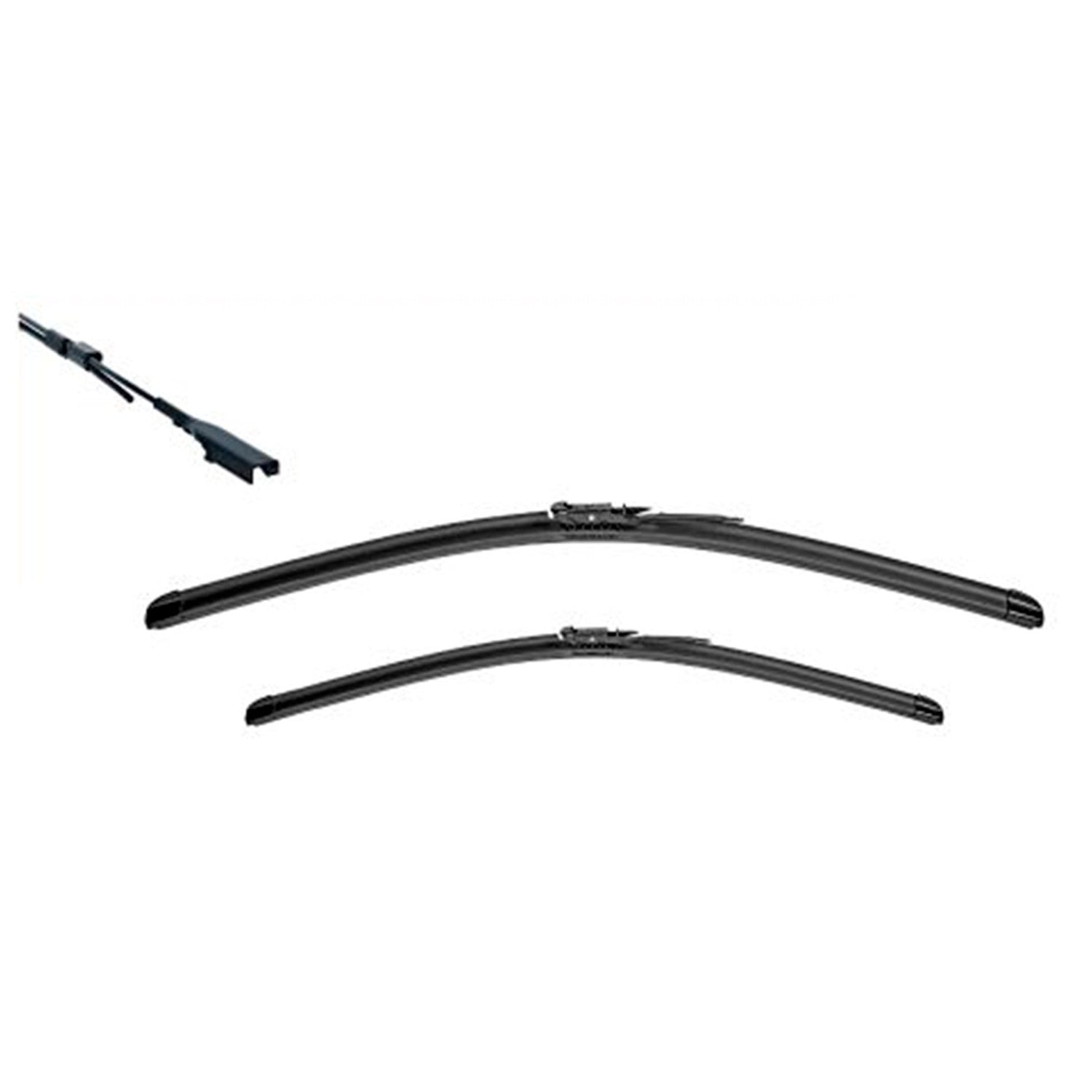 Tesla Model X Silencio Visioblade Windshield Wiper Blades, Pair, With Spray Bar, 2015-2021