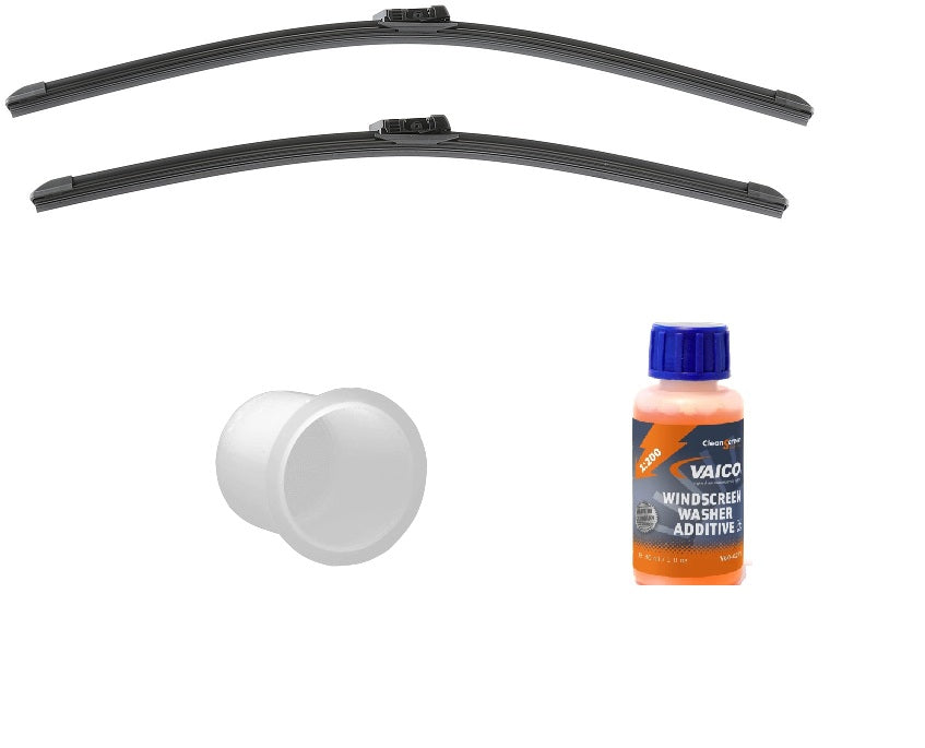 Tesla Model Y Wiper Blade Maintenance Bundle Kit, with Filter & Fluid. 2020-2024