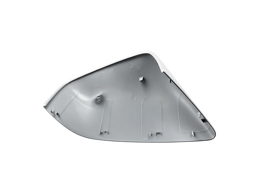 Tesla Model X Left Outside Mirror Skull Cap, Pearl White, 2016-2026