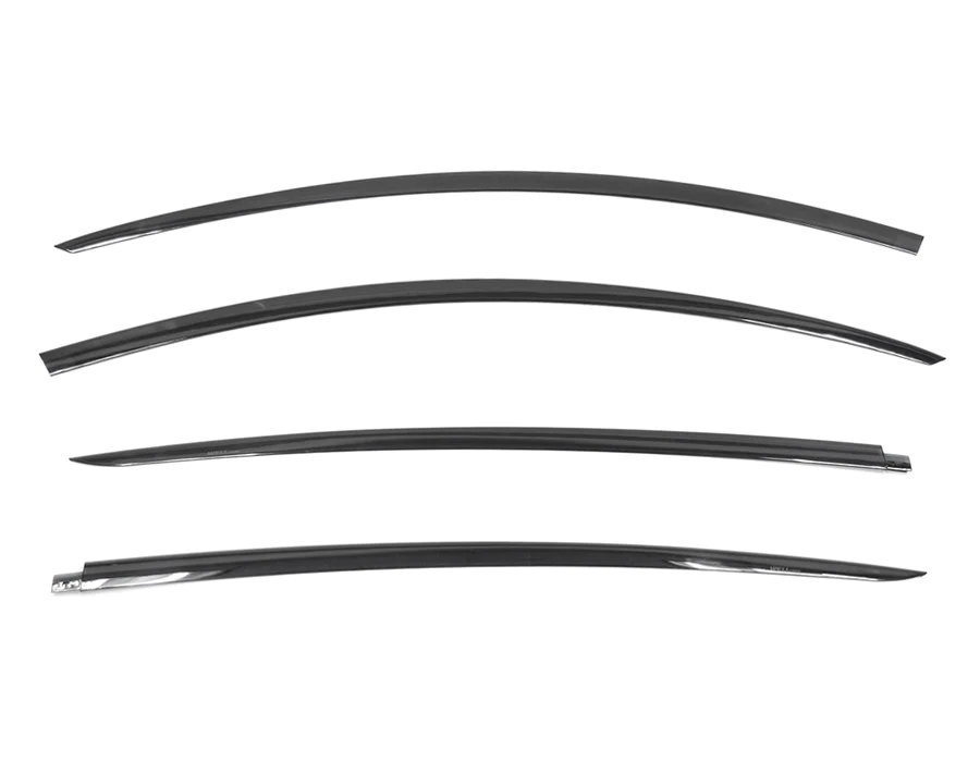 Tesla Model Y Side Window Deflectors, Smoke, Premium Series, 2020-2025