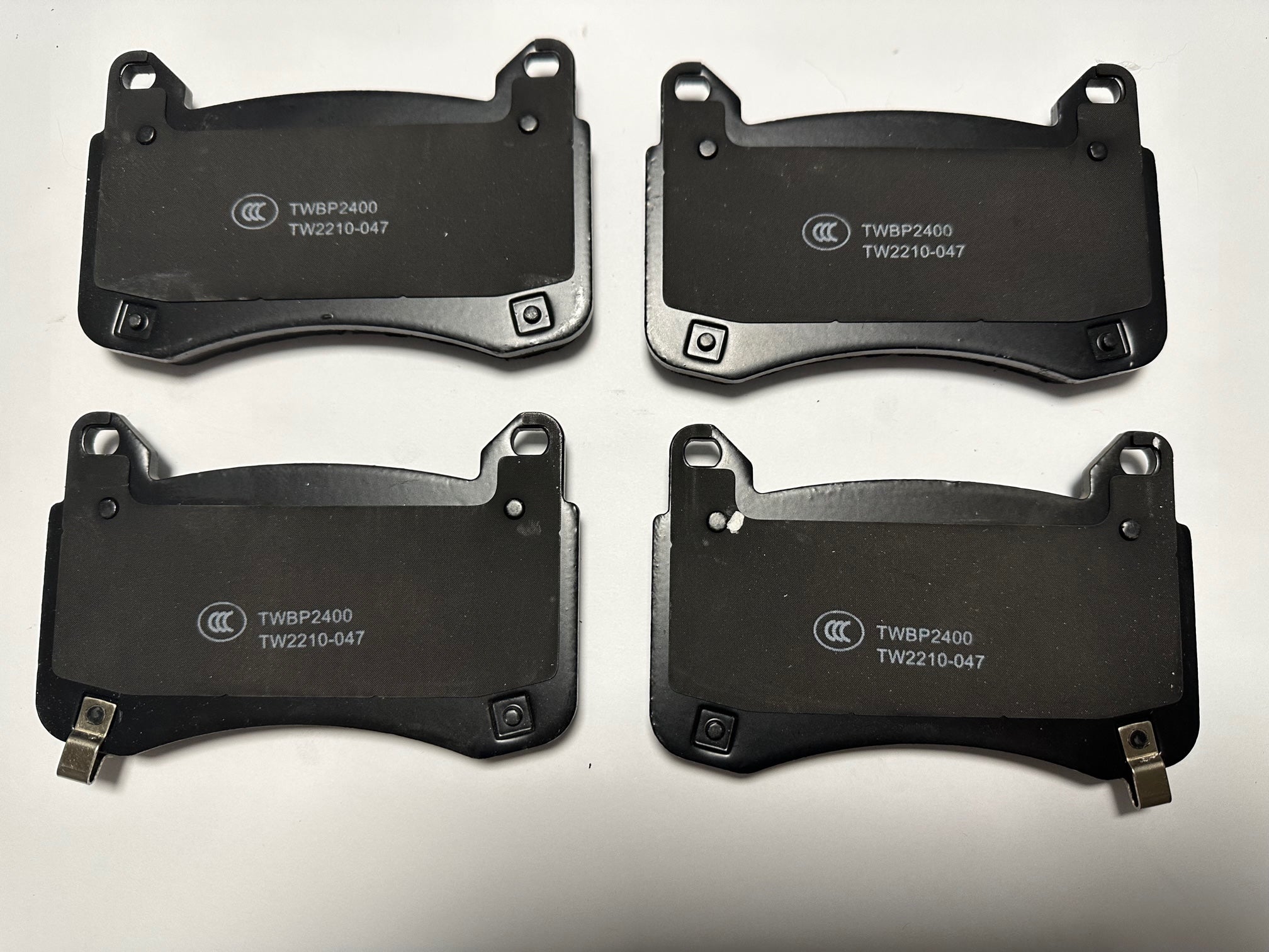 Tesla Model Y Performance Ceramic Front Disc Brake Pads, 2020-2024