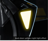 Tesla Model Y Door Reflective Warning Stickers, Yellow, 2020-2024