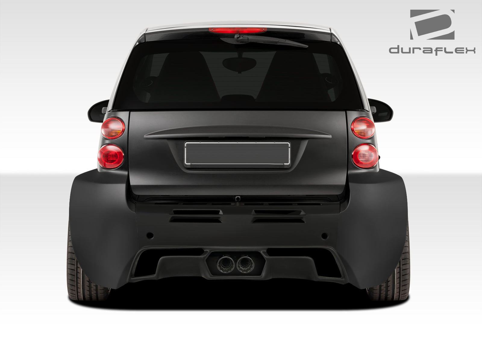 Smart Car Fortwo Duraflex GT300 Wide Body Rear Bumper Cover, 1 Piece, 2008-2016