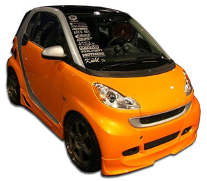 Smart Car Fortwo FX Front Lip Under Spoiler Air Dam, 1 Piece, 2008-2012