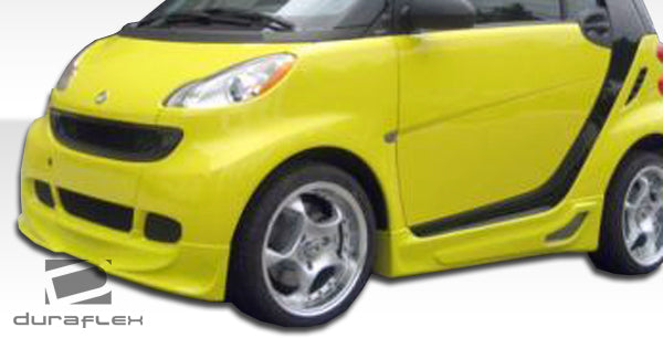 Smart Car Fortwo Duraflex FX Side Skirts Rocker Panels, 2 Piece, 2008-2016
