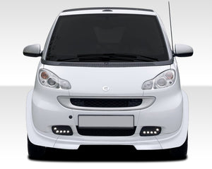 Smart Car Fortwo Duraflex GT300 Wide Body Front Lip Under Spoiler Air Dam, 1 Piece, 2008-2016