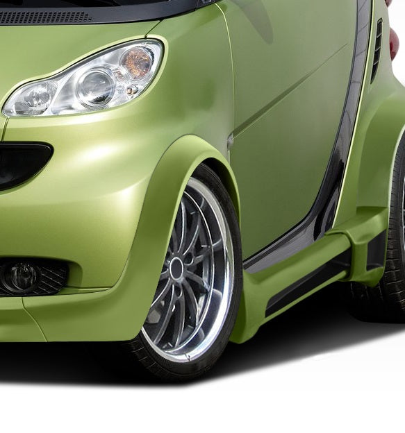 Smart Car Fortwo Duraflex GT300 Wide Body Front Fenders, 2 Piece, 2008-2016