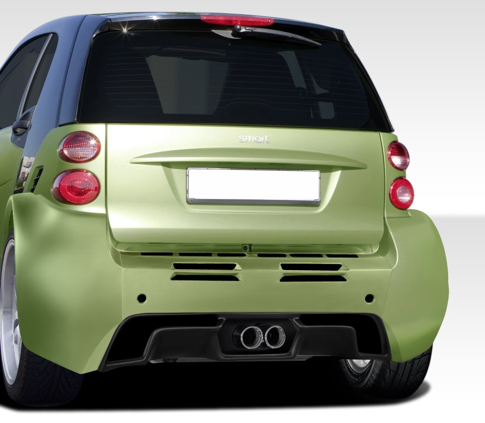 Smart Car Fortwo Duraflex GT300 Wide Body Rear Bumper Cover, 1 Piece, 2008-2016