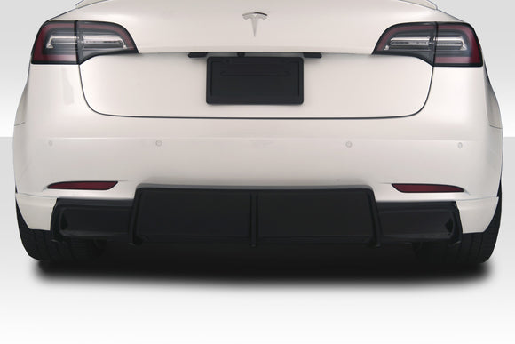 Tesla Model 3 Duraflex GT Concept Rear Diffuser, 1 Piece, 2017-2021