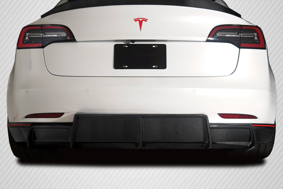 Tesla Model 3 Carbon Creations GT Concept Rear Diffuser, 1 Piece, Carbon Fiber, 2017-2022