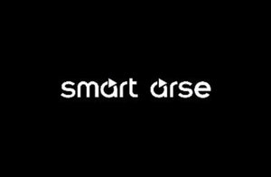 Smart Car For two "Smart arse" Vinyl Decal, Many Colors