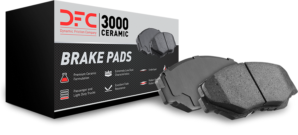 Tesla Model 3 DFC 3000 Ceramic Front Disc Brake Pads, 2017-2020