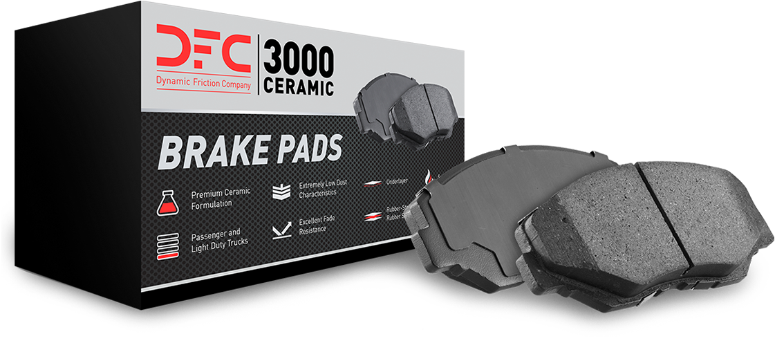Tesla Model 3, Y DFC 3000 Ceramic Rear Disc Brake Pads, 2017-2021