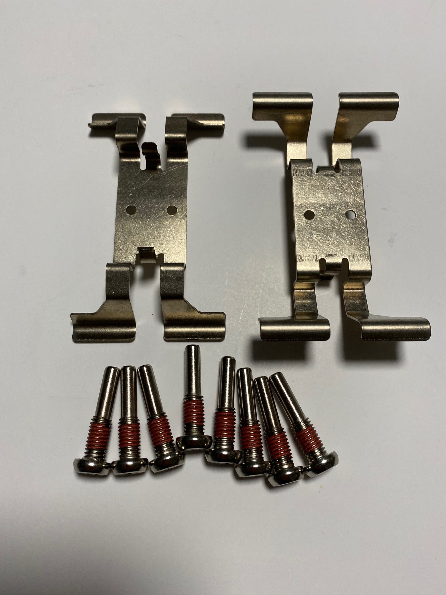 Tesla Model 3, Y Front Disc Brake Pad Hardware Kit, for Red Calipers, 2018-2022