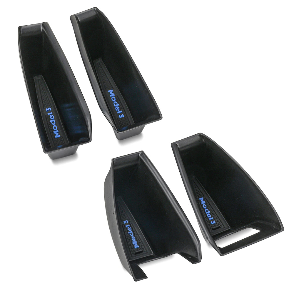 Tesla Model 3 Side Door Interior Storage Organizers, 2017-2023