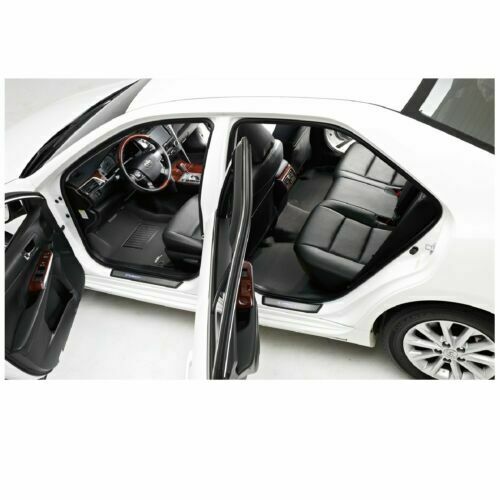 Tesla Model 3 Front & Rear Floor Mats, 3D MAXpider Kagu, Black, 2018-2019