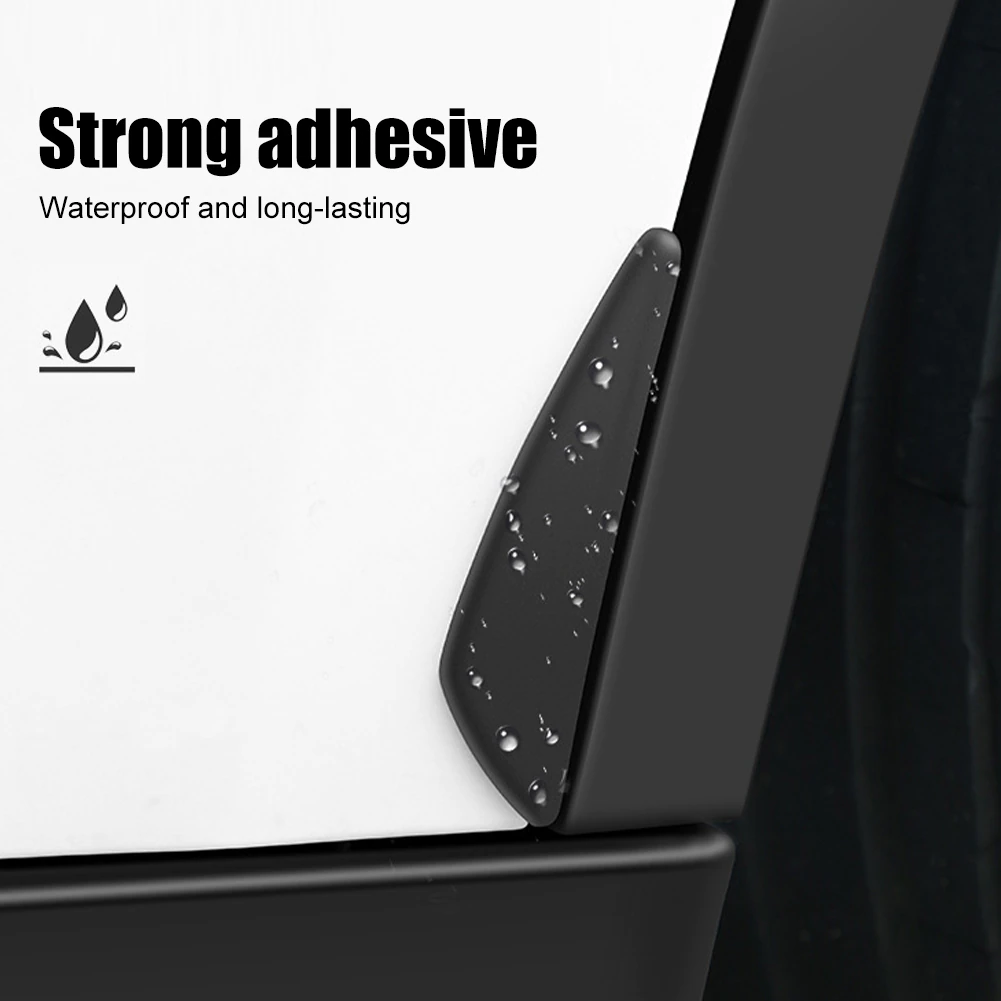 Tesla Model Y Front Door Edge Corner Guards, Silicone, 4-piece set, 2020-2023