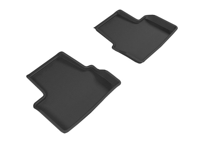 Chevy Volt 3D MAXpider Kagu Rear Floor Mats, Black, 2016-2019