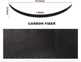 Tesla Model 3 Performance Rear Spoiler, ABS, Matte Carbon Fiber, 2017-2023