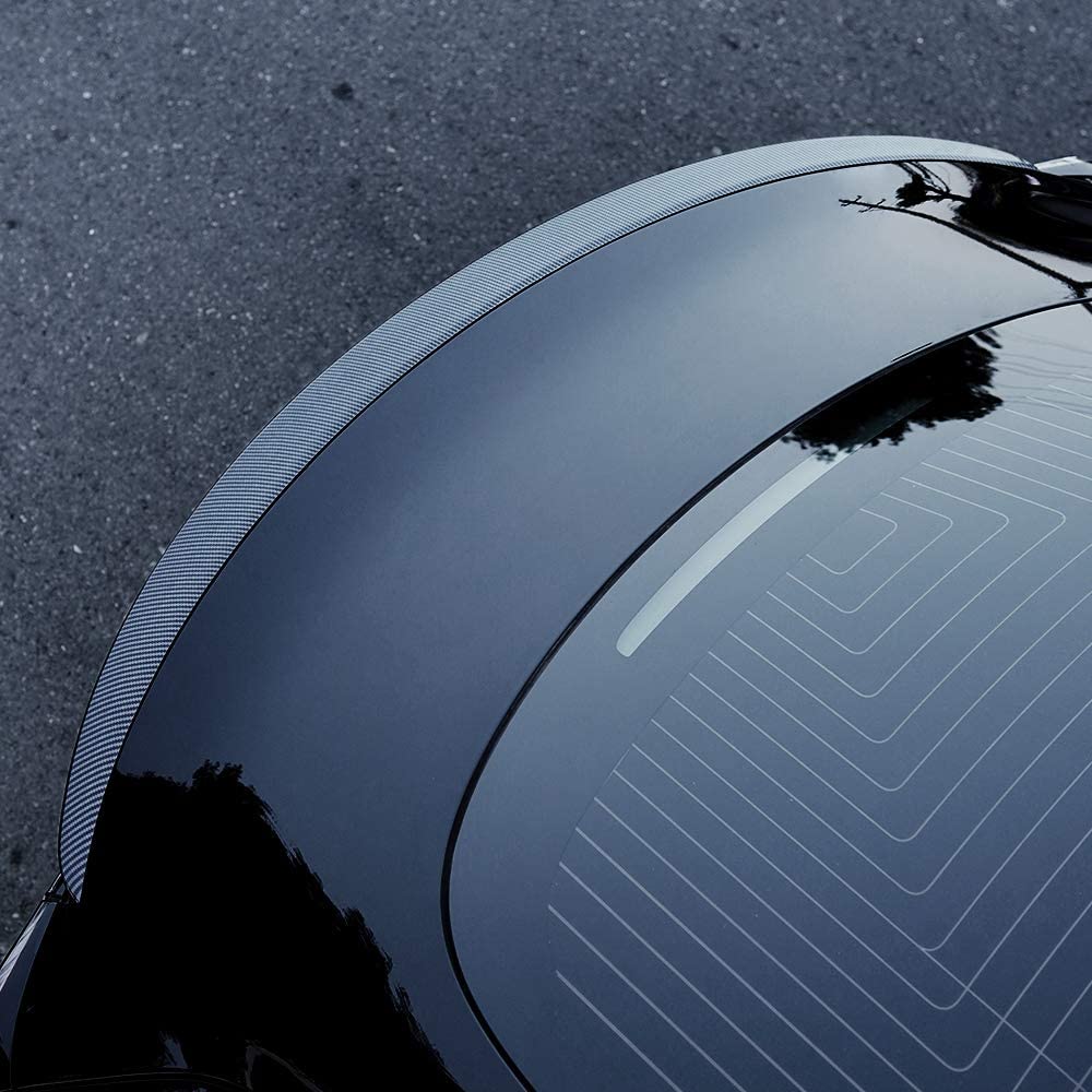 Tesla Model 3 Performance Rear Spoiler, ABS, Matte Carbon Fiber, 2017-2023