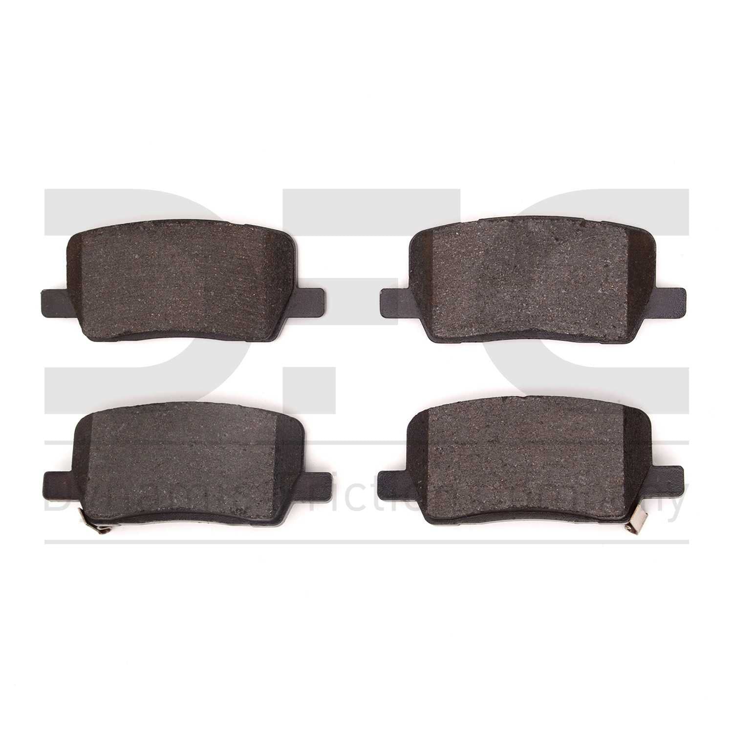 Tesla Model S DFC 5000 Advanced Ceramic Front Disc Brake Pads, 2014-2021